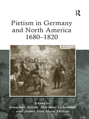 cover image of Pietism in Germany and North America 1680–1820